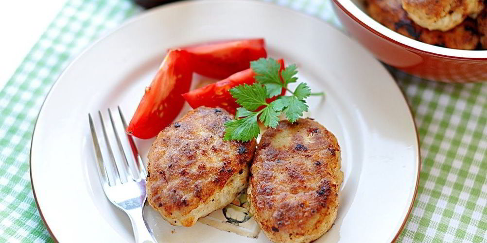 Рецепт котлеты с гарниром и овощами