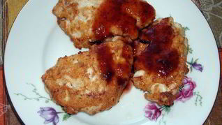 Рецепт Куриные котлетки с овсяными хлопьями