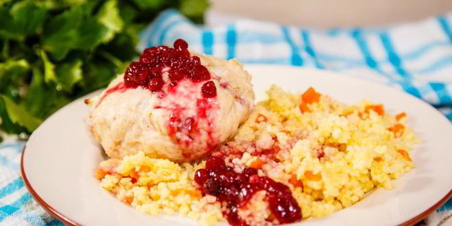 Рецепт куриные котлеты с брусничным соусом