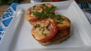 Рецепт Куриные котлеты с кабачком и мятой