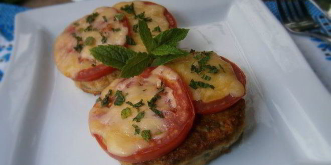 Рецепт куриные котлеты с кабачком и мятой