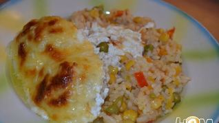 Рецепт Куриные котлеты с рисом по-католински