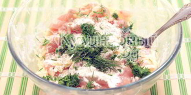 Рецепт куриные котлеты с сыром и зеленью