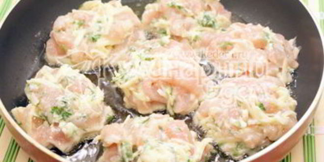 Рецепт куриные котлеты с сыром и зеленью