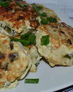 Куриные котлеты с зеленым луком