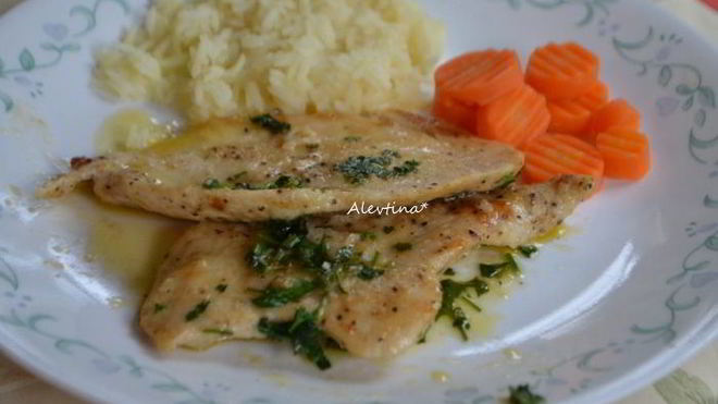 Рецепт Куриные котлеты с зеленым маслом