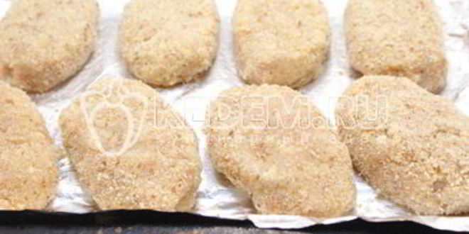 Рецепт куриные котлеты в духовке