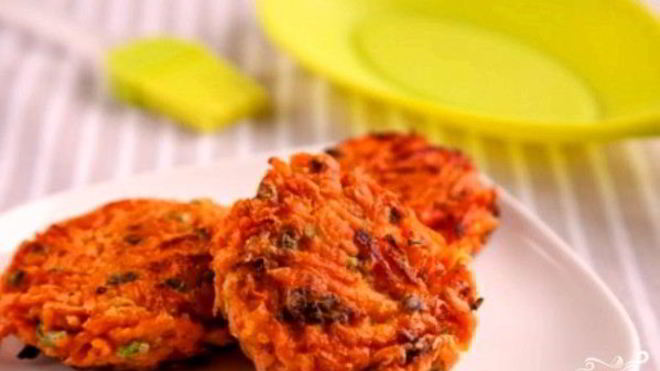 Рецепт Морковные котлеты без манки