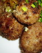 Мясные котлеты с капустой