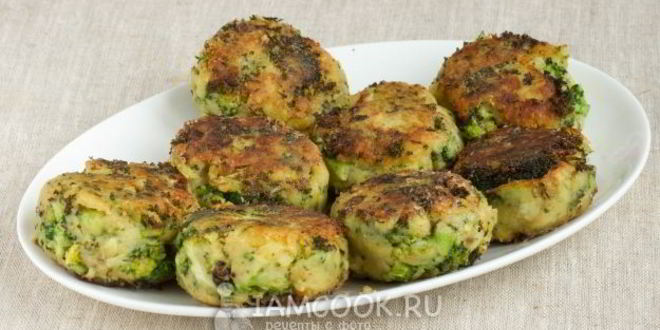 Рецепт постные котлеты из брокколи
