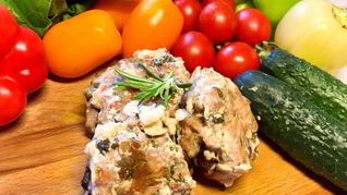 Рецепт Рубленые котлеты из индейки с грибами