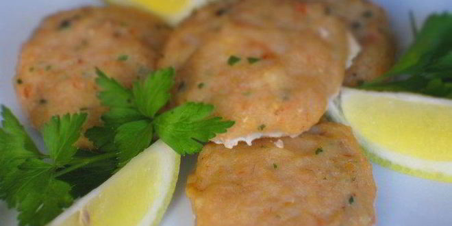 Рецепт рыбные котлетки с креветками