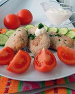 Рыбные котлеты без яиц