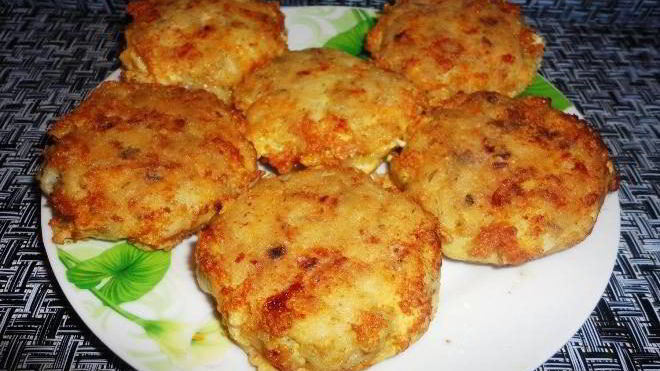 Рецепт Рыбные котлеты из пангасиуса