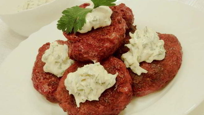 Рецепт Свекольные котлеты без яиц