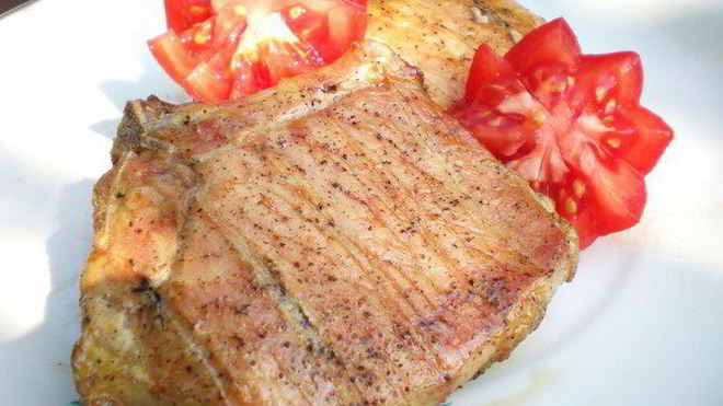 Рецепт Свиная котлета-гриль