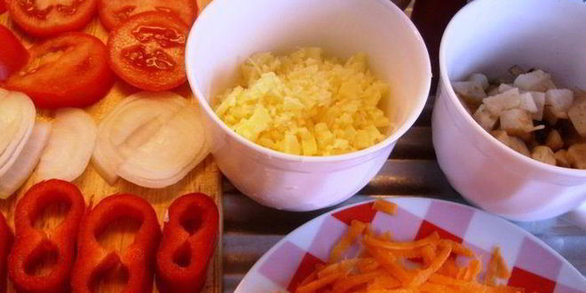 Рецепт запеченная котлета с гарниром