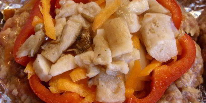 Рецепт запеченная котлета с гарниром