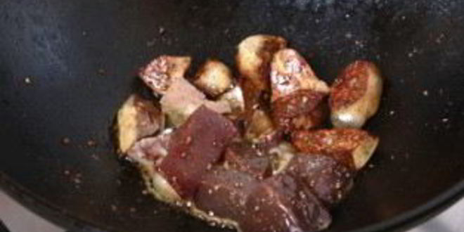 Рецепт кучмачи из куриных потрохов