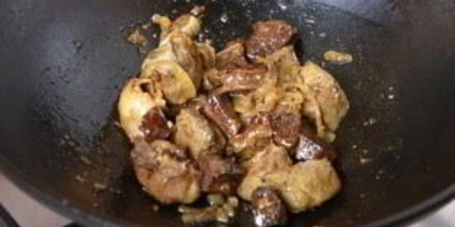 Рецепт кучмачи из куриных потрохов