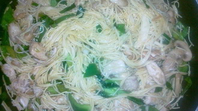 Рецепт Куриная лапша Chicken Chow Mein