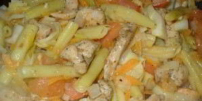 Рецепт лапша по-китайски с курицей