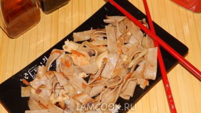 Рецепт Лапша по-китайски