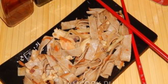 Рецепт лапша по-китайски