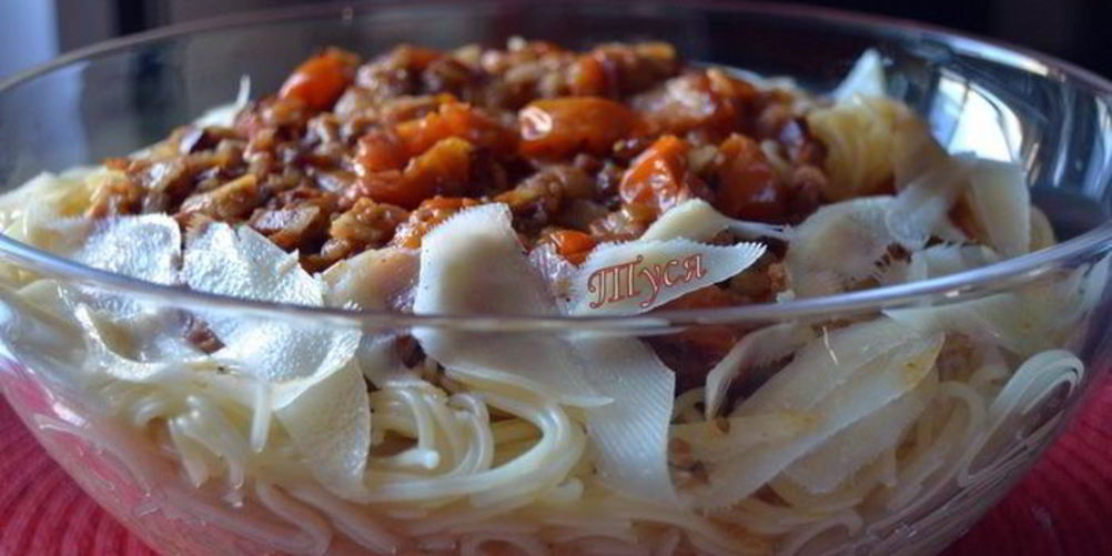 Как приготовить лапша по-провансальски