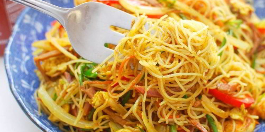 Как приготовить лапша по-сингапурски