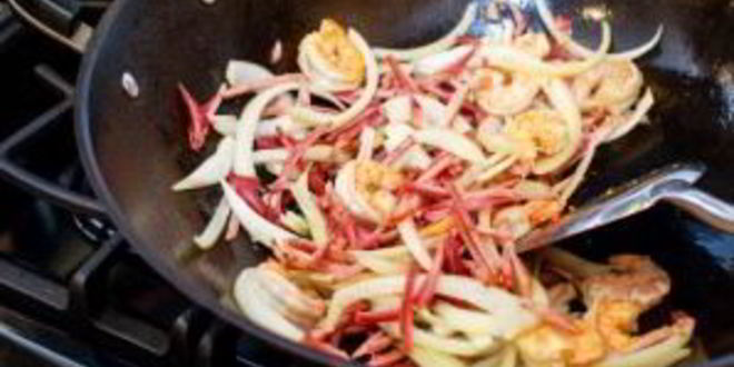 Рецепт лапша по-сингапурски