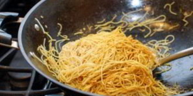 Рецепт лапша по-сингапурски