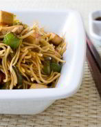 Лапша с карри и сыром тофу