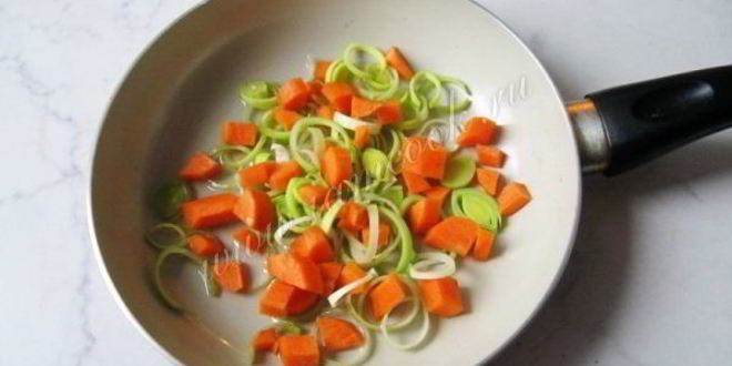 Рецепт лапша с креветками и овощами