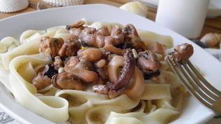 Рецепт Лапша с морепродуктами