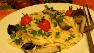 Рецепт Лапша с подберезовиками