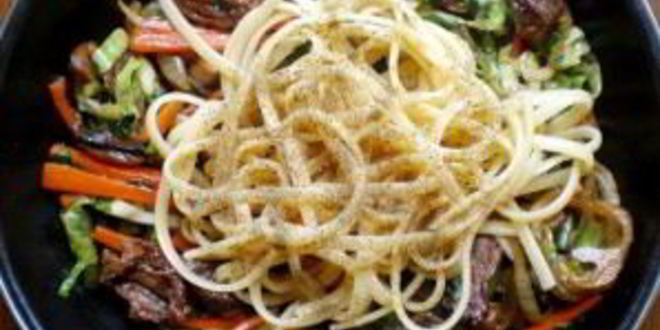 Рецепт лапша удон с говядиной