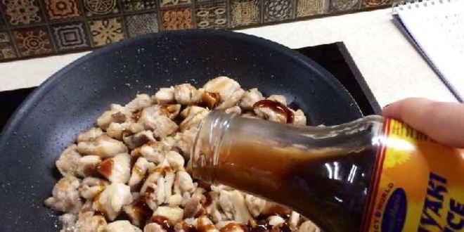 Рецепт лапши удона с курицея терияки