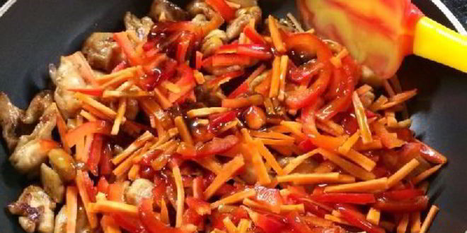 Рецепт лапши удона с курицея терияки