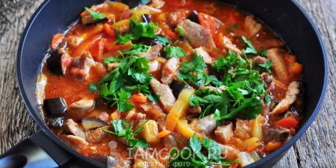 Рецепт лапша удон со свининой и овощами