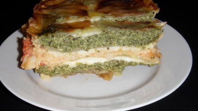 Рецепт Капустная Лазанья