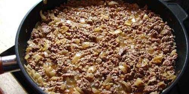 Рецепт лазанья с фаршем и грибами