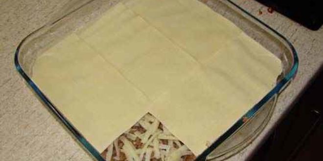 Рецепт лазанья с фаршем и грибами