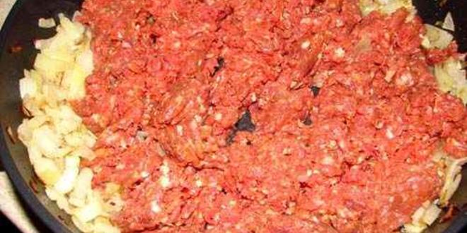 Рецепт лазанья с фаршем и грибами