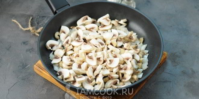 Рецепт лазанья с грибами и сыром