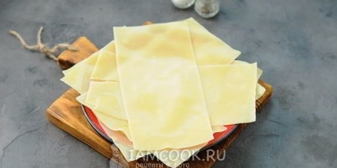 Рецепт лазанья с грибами и сыром