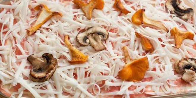 Рецепт лазанья с грибами