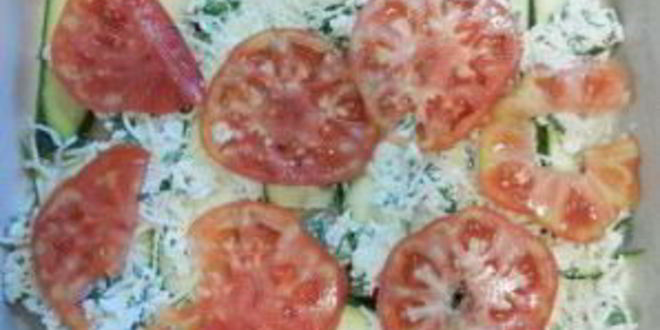 Рецепт лазанья с кабачками и помидорами