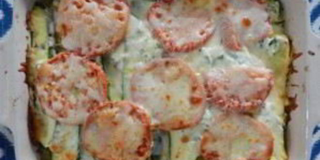 Рецепт лазанья с кабачками и помидорами