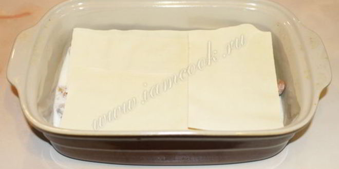 Рецепт лазанья с курицей и грибами